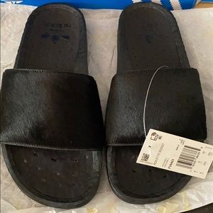 adilette boost slides snakeskin